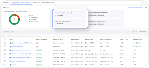 Individual Feature Costs