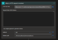 Azure Logic App HTTP GET Request - Using other HTTP Methods