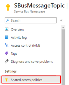 How to create a connection string in Azure Service Bus-2