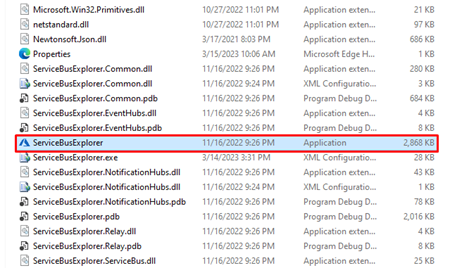 Extracting the service bus files once after downloading