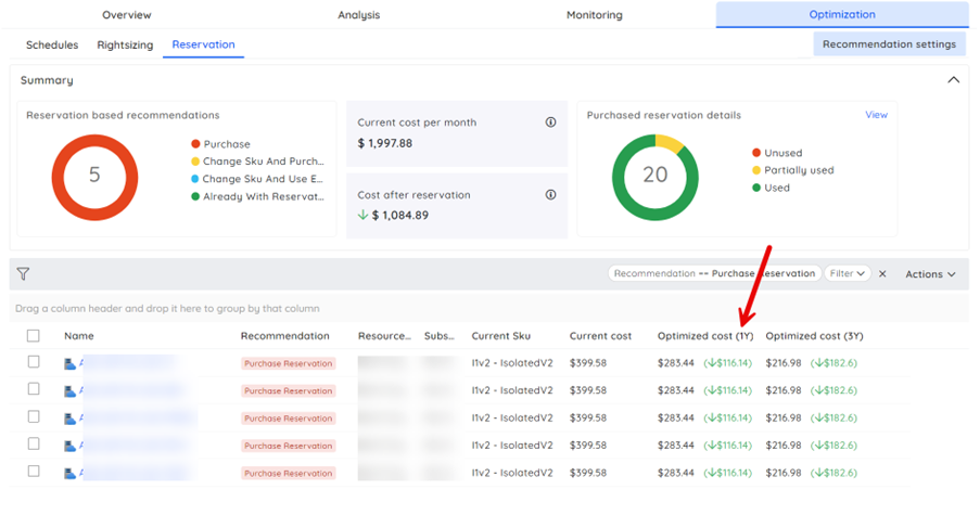 Logic app standard reservation ASE