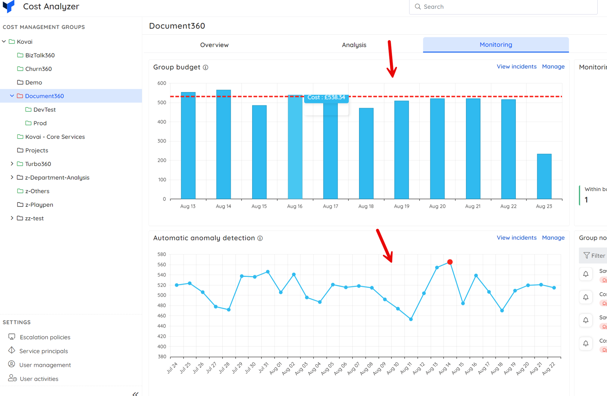 Turbo360 Azure Cost Analyzer