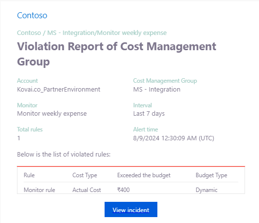 Turbo360 Cost Analyzer